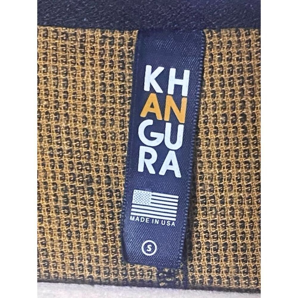 Khangura Colorblock Linen Blend Lagenlook Art Tunic Top Made USA Wm’s Sz Small - Picture 5 of 9